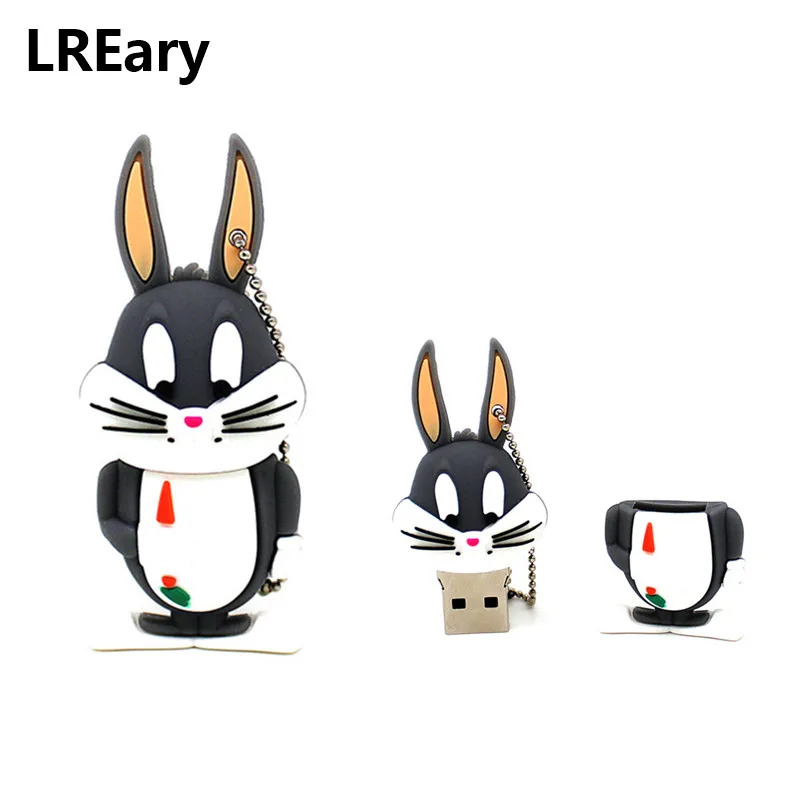 Горячая Распродажа флеш-накопители Usb2.0 usb флеш-накопитель 32g Флешка Bugs Bunny 16g 8g 4g