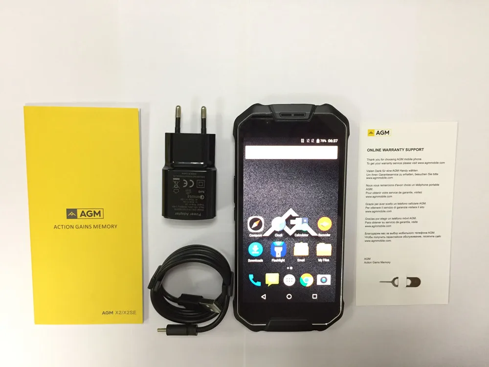 Смартфон AGM X2 EU/SE, 4G, Android 7,0, 6 ГБ, 64 ГБ, IP68, водонепроницаемый, 5,5 дюймов, четыре ядра, 6000 мАч, Поддержка NFC, gps, OTG, сотовые телефоны
