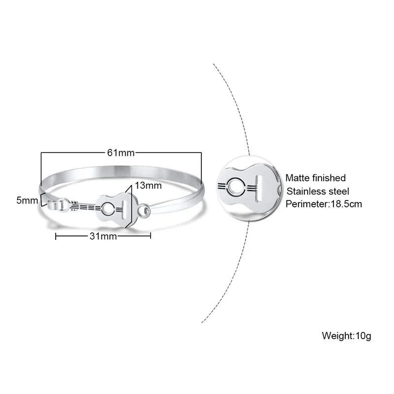 Женский браслет для женщин Простой из нержавеющей стали цвет под серебро мужские