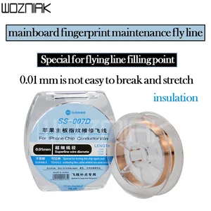 Соединительная проволока 0,01 мм, медная линия, соединительная паяльная проволока для iphone, материнской платы, печатной платы, чипа BGA, сварочный ремонт