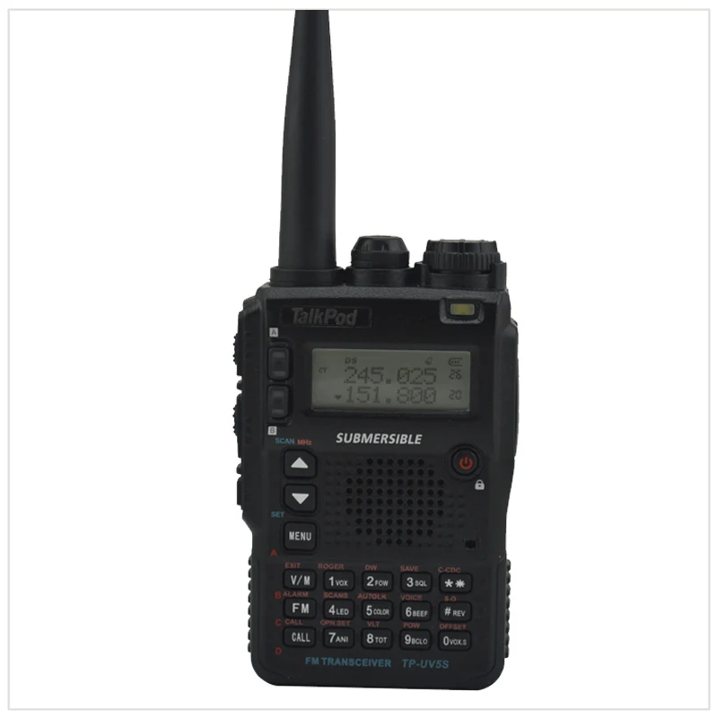 Трехдиапазонная рация TalkPod TP UV5S 136 174/240 260/400 520 МГц 7 Вт 2200 мАч двухсторонняя Sister Yaesu