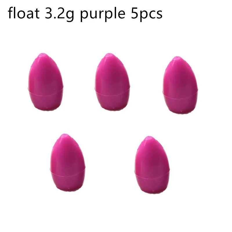 float 3.2g purple x5 Rompin long disatance casing SPIROLINO медленное погружение подвесное промежуточное Спиннинг для ловли нахлыстом - Цвет: float 3.2g purple x5