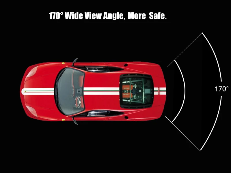 Цветная беспроводная камера заднего вида для парковки/DIY Простая установка Audi A6 /