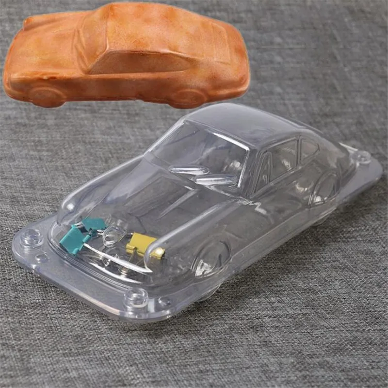 DIY 3D автомобиля помадка формы для выпечки Forms Мыло Плесень Сахарные Украшения