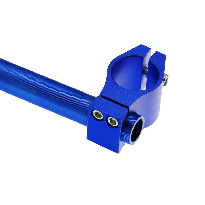 MoFlyeer CNC мотоциклетный руль с регулируемым зажимом на вилке Cafe Racer 26 30 31 мм съемный