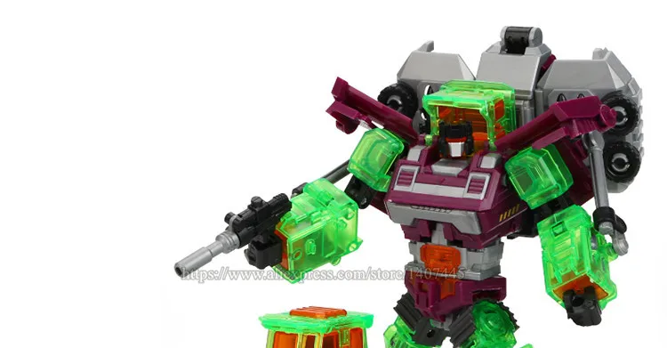 WEIJIANG NBK негабаритный 45 см Predaking трансформация фигурка игрушка 6 в 1 KO GT Разрушитель инженерные модели грузовиков игрушки для детей
