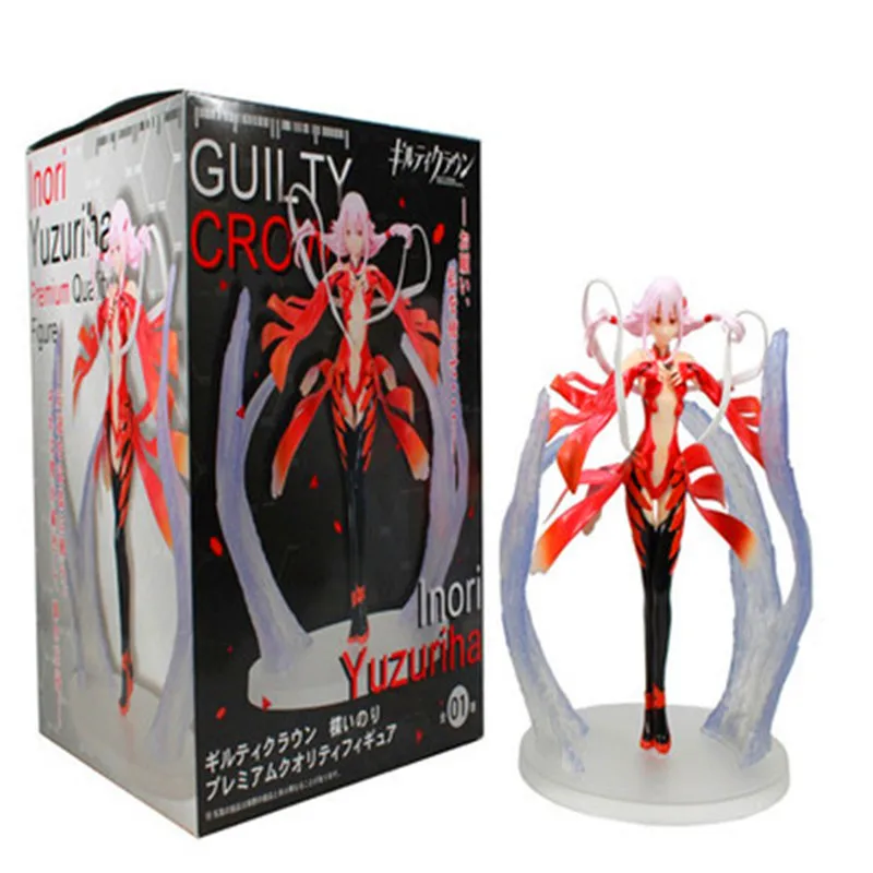 16 см Guilty Crown японская аниме фигурка Yuzuriha Inori ПВХ GC куклы Подарки Фигурка Набор