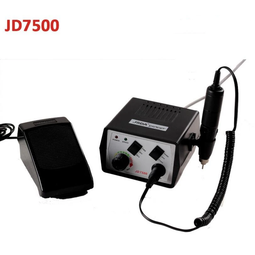 Новые товары JSDA JD 7500 35 Вт 35000 об/мин прибор для маникюра педикюра электрические