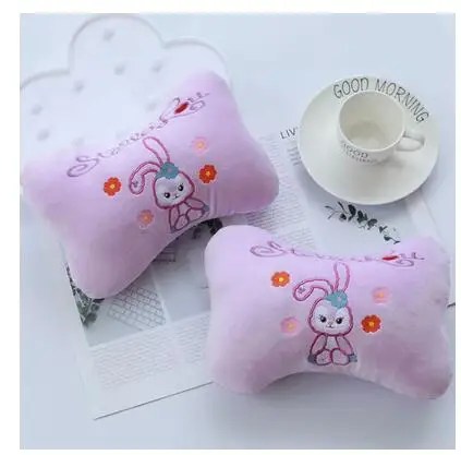 1pair pillow 1 пара caroon Стелла Cinnamoroll Собака Дораэмон автомобиль плюшевая подушка для шеи Покрытие ремня безопасности Новинка детская мягкая игрушка - Цвет: 1pair pillow