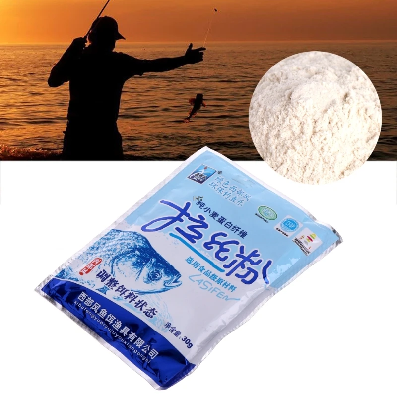 1 сумка наклейка из протеинового волокна рыболовная приманка добавка материал