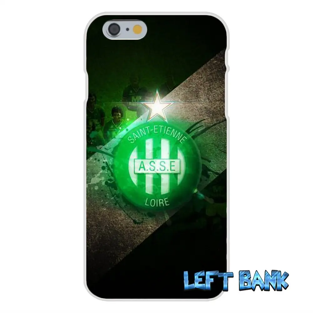 For Samsung Galaxy Note 3 4 5 S4 S5 MINI S6 S7 edge ASSE Saint Etienne Loire Logo Soft Silicone TPU Transparent Cover Case | Мобильные