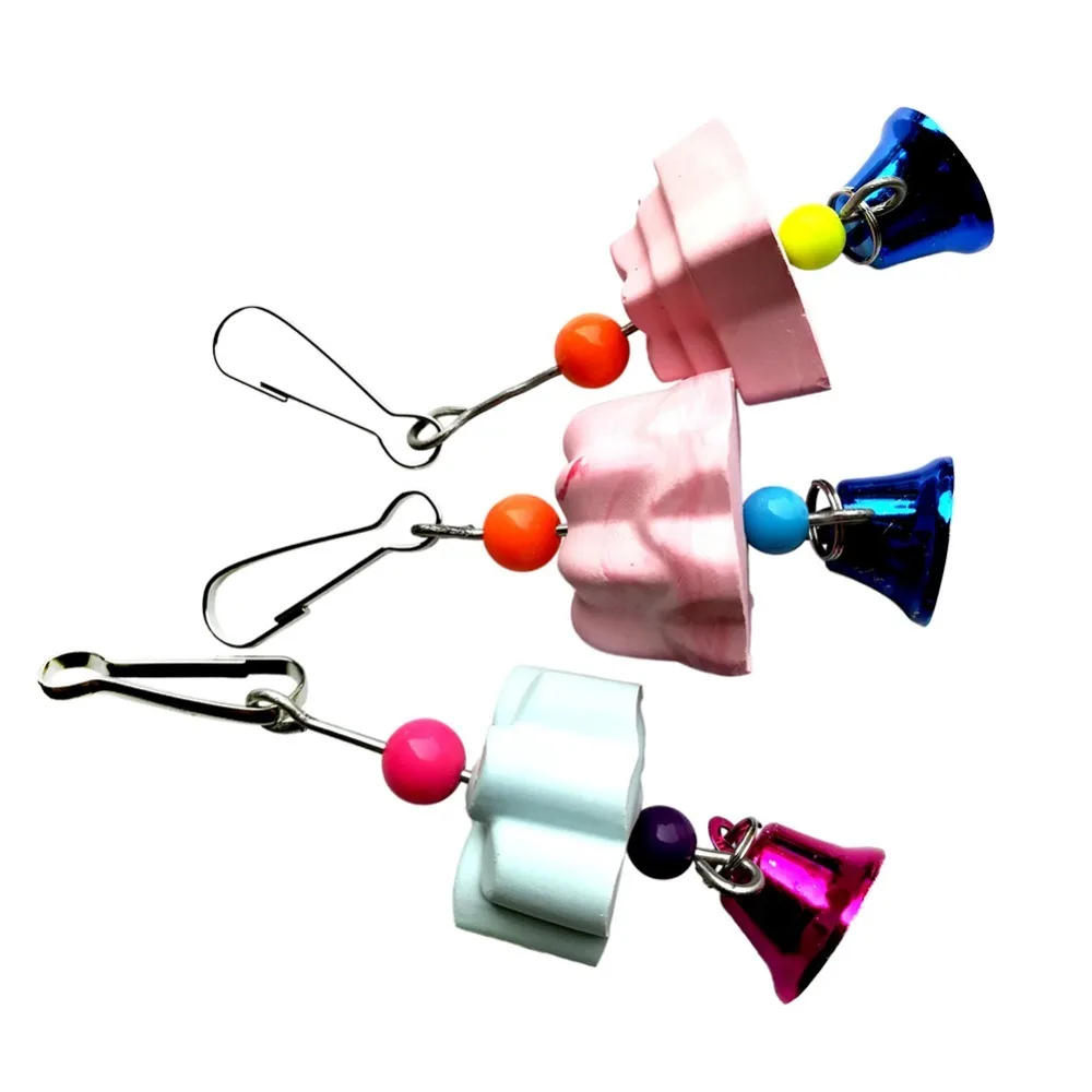 Подвесные жевательные игрушки с колокольчиками для животных|bird chew toy|toys parrotspet bird |
