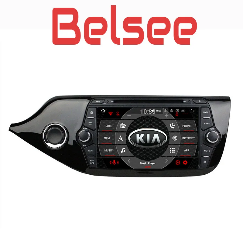 DVD плеер Belsee Android 8 0 для Kia Ceed автомобильное радио головное устройство IPS сенсорный