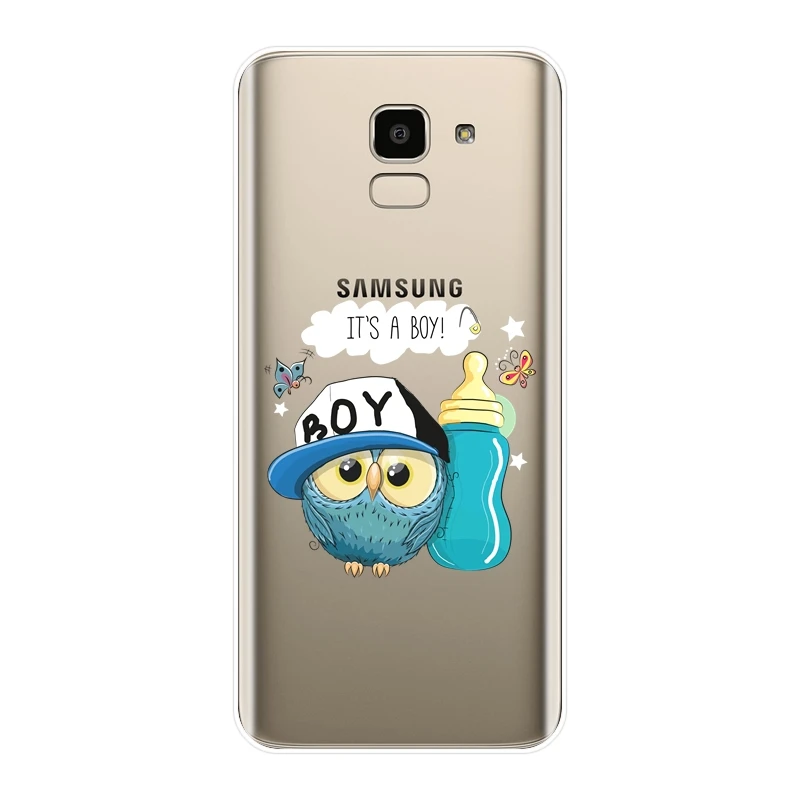 Милый чехол для телефона с совой Samsung Galaxy J3 J5 J7 2015 2016 2017 J2 Prime силиконовая Мягкая