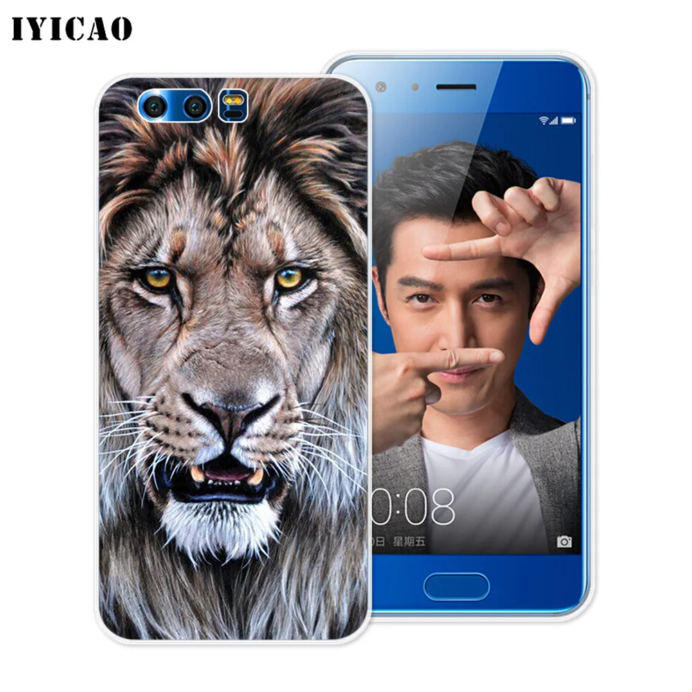 Мягкий силиконовый чехол IYICAO для Huawei Y9 Y7 Y6 Prime 2018 Honor 8C 8X 8 9 10 Lite 7X 7C 6A 7A