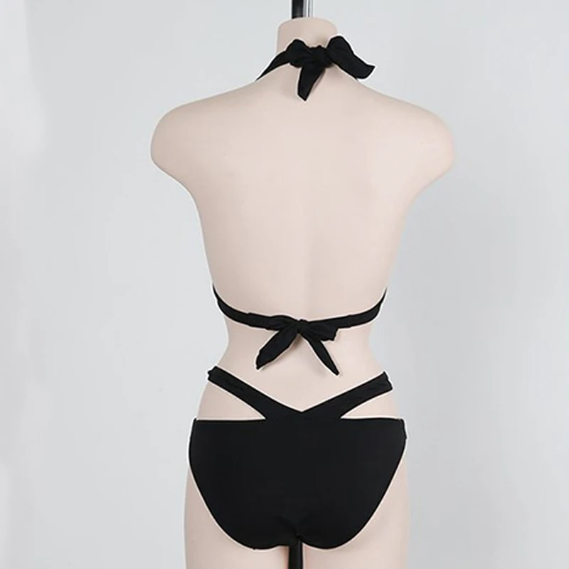 Сексуальный бикини 2017 цельный купальник женский купальный костюм трикини Плюс