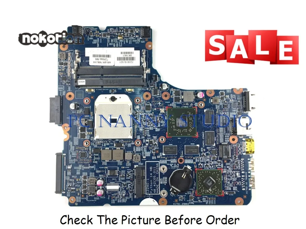 

Материнская плата PCNANNY 722818-501 для ноутбука HP ProBook 445 G1 DDR3 ПК