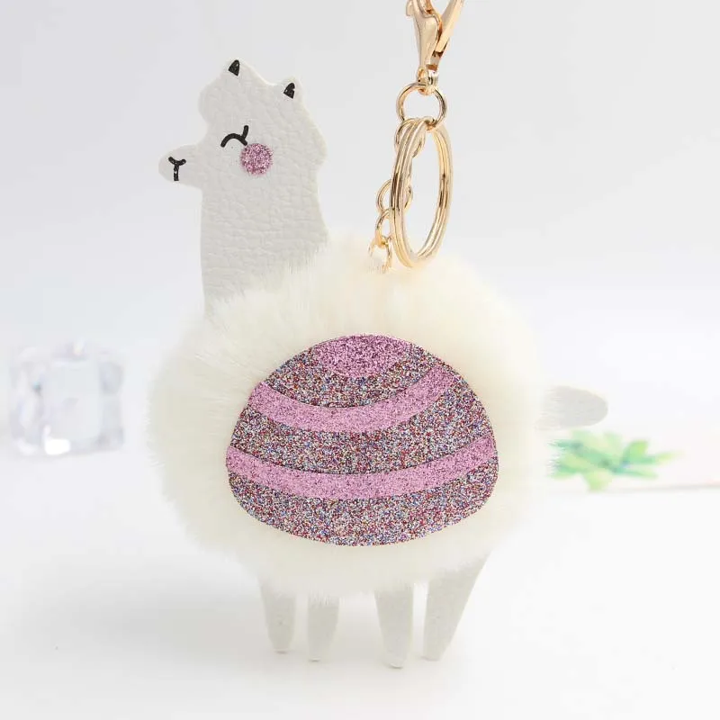 Lovely 12cm White Alpaca Llama Plush Toy Doll Animal Stuffed Animal Dolls Japanese Soft Plush Alpacasso For Kids Birthday Gifts - Цвет: 5
