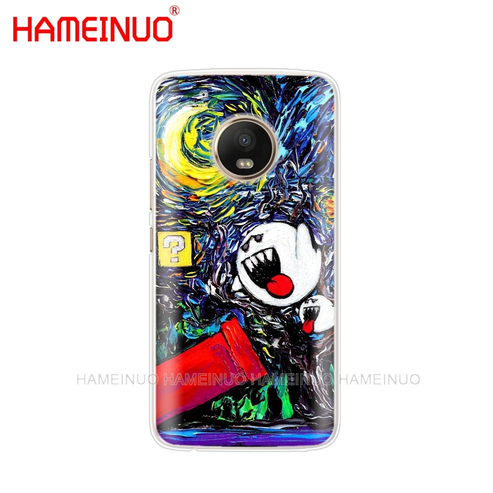 HAMEINUO Van Gogh Звездная ночь чехол для телефона Motorola Moto X4 E4 C G6 G5 G5S G4 Z2 Z3 PLAY PLUS|Бамперы| |
