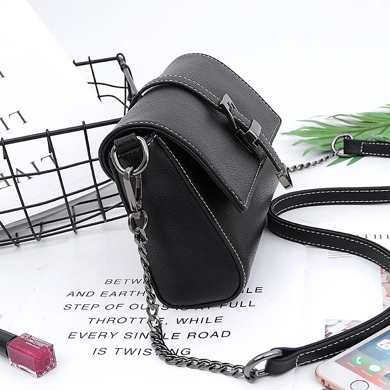 Nevenka Leather Handbag Female Chain Shoulder Bag Small Crossbody Bags Ladies Mini Flap for Women 2019 | Багаж и сумки