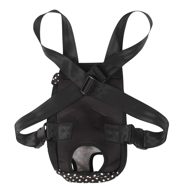 

Free shipping New hot dog bag carrying bags for small dogs Portable Mesh Breathable dot Pattern backpack for small pet dogs