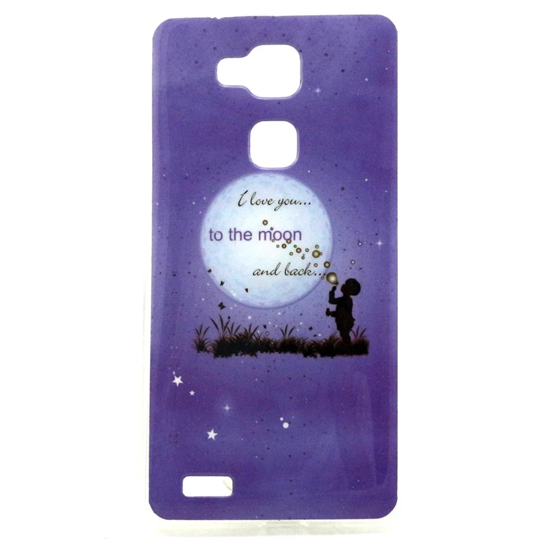 2016 Moon Bubble TPU Soft Gasbag Back Case Cover For Huawei mate 7 |