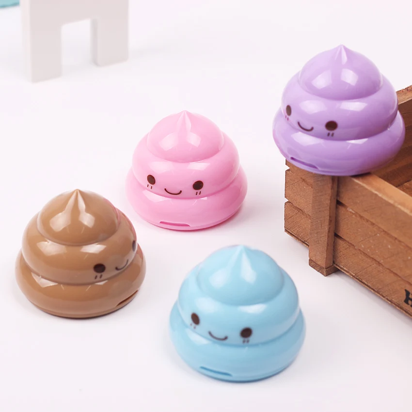 1 шт. Kawaii точилка для карандашей форма мини нож двойное отверстие рекламная оригинальность подарок канцелярские принадлежности случайный цвет