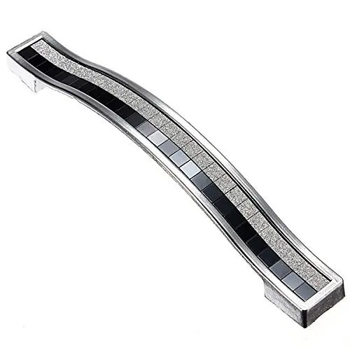 160 мм ручки ящика из цинкового сплава с кристаллами для кухонного шкафа выдвижная