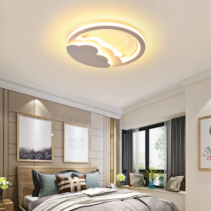 Indoor Modern Led Ceiling lights Living Room Kitchen Luminaires Mounted Lighting Lamps Round Fixtures | Освещение