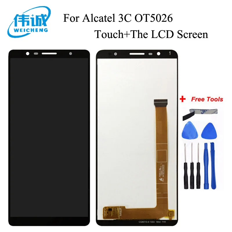 WEICHENG сенсорная панель для Alcatel 3C OT5026 5026C 5026D ЖК-дисплей+ сенсорный экран дигитайзер сборка+ Бесплатные инструменты