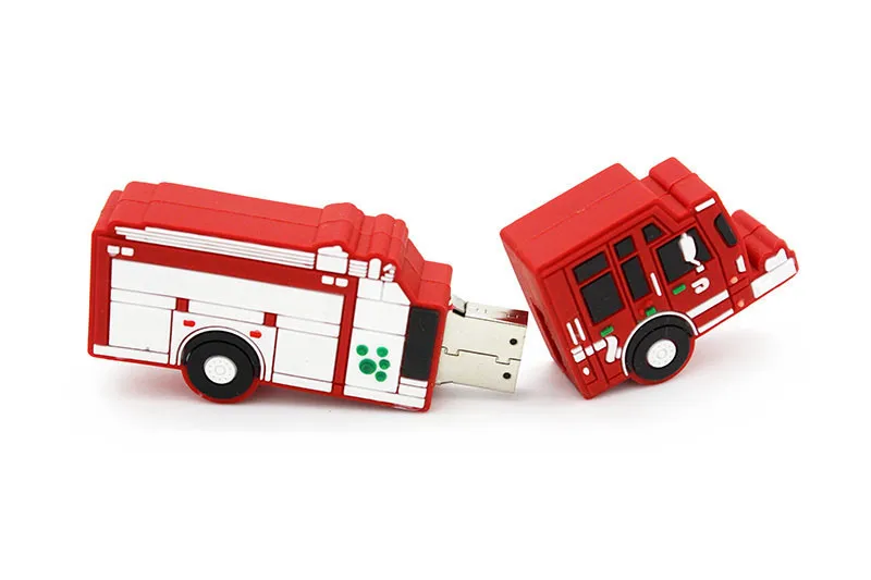 JASTER флеш-накопитель пожарная машина usb флеш-накопитель Автомобильная игрушка u диск 4 ГБ 8 ГБ 16 ГБ 32 ГБ флеш-карты памяти