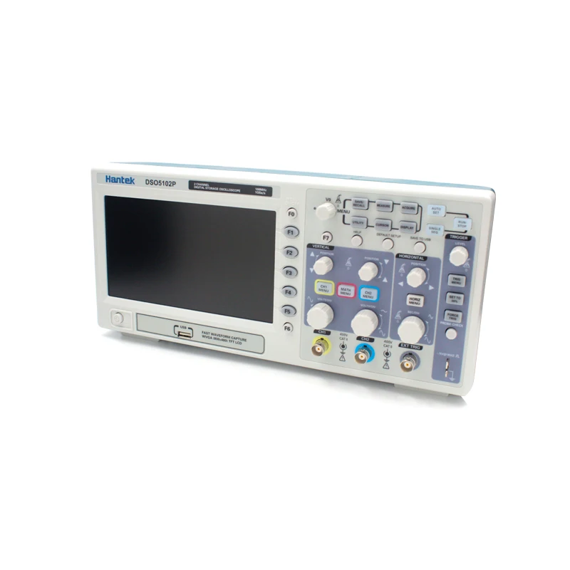 Hantek DSO5102P Цифровой осциллограф 100 МГц 2 канала 1GSa/s частота дискретизации в реальном времени USB хост и подключение устройств