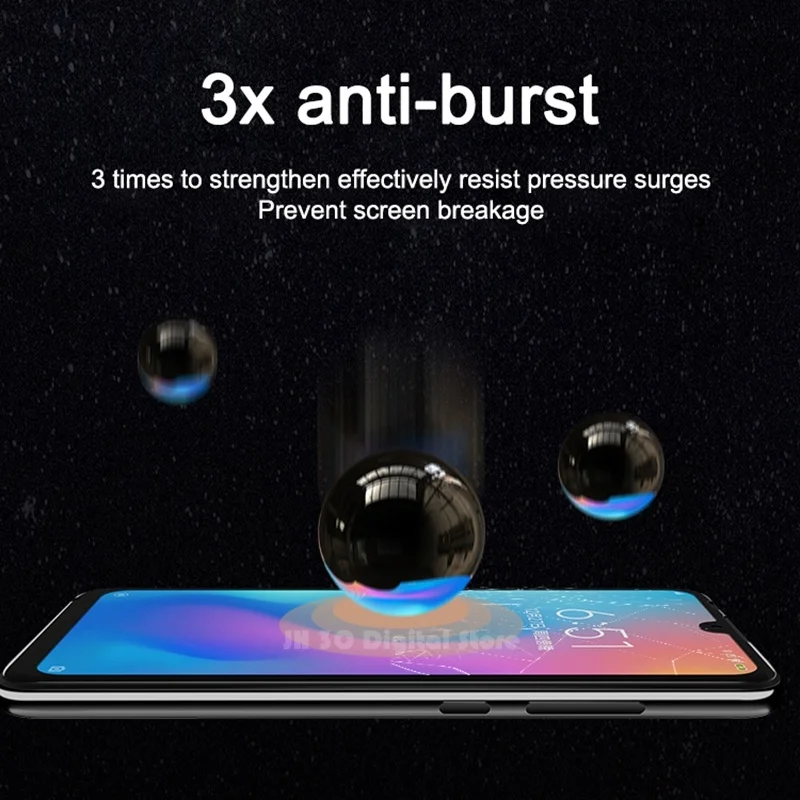 9H закаленное стекло для Xiaomi Redmi Note 7 6 Pro 3D полное покрытие Защита экрана 5 5a 4 4X