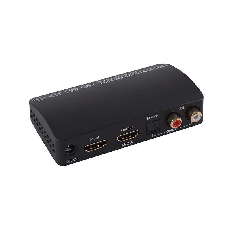 18 Гбит/с 4k HDMI переключатель Разделитель с Toslink аналоговый аудио экстрактор