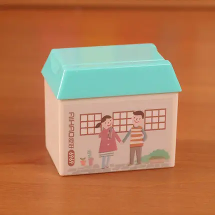 Канцтовары мультфильм маленький дом двойное отверстие точилка для карандашей