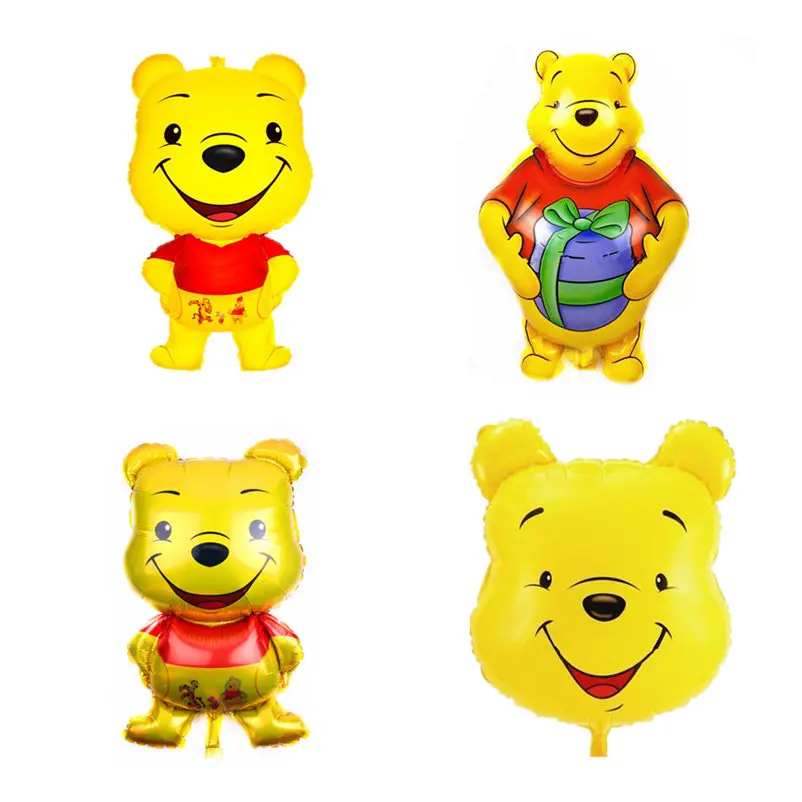 TSZWJ New cartoon bear aluminum balloon children's holiday party decoration toy self-sealing | Дом и сад
