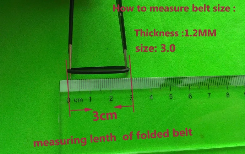 Резиновый ремень для привода DVD CD VCD все размеры Длина в сложенном виде 2 5 6 см