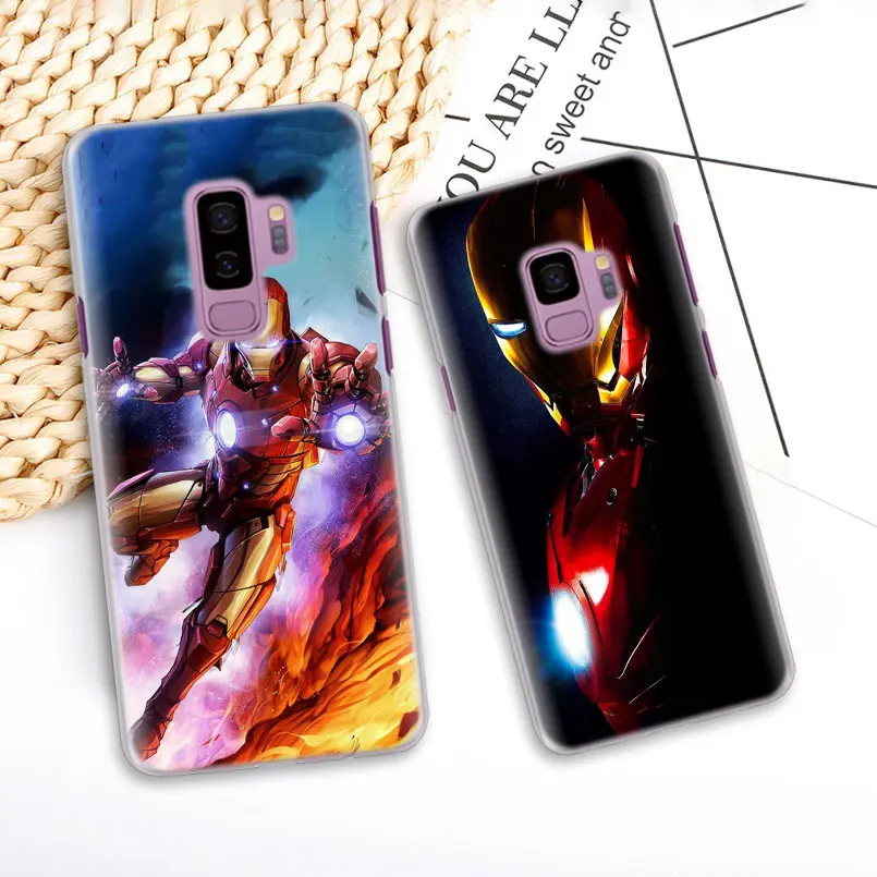 Marvel Герой Железный человек телефон чехол s для samsung Galaxy S10e S10 плюс S8 S9 плюс S6 S7 край A40 A50 A70 M20 чехол Coque
