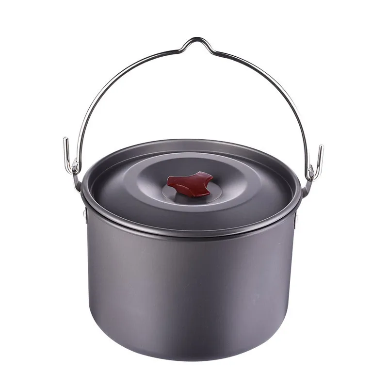 5L Пособия по кулинарии pots Кастрюли Открытый Отдых Кухонная посуда висит Пикник