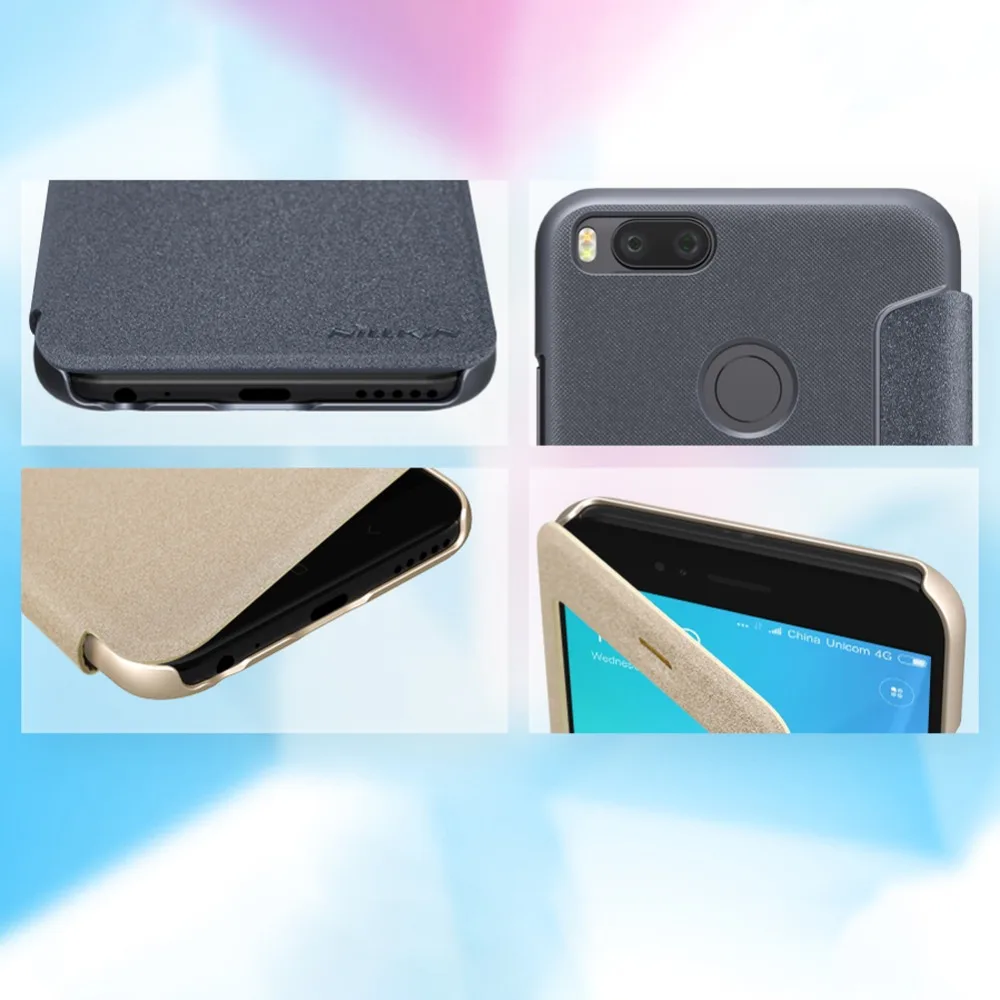 Nillkin кожаный чехол для телефона для Xiaomi mi 5X Чехол-книжка для mi 5X полный защитный чехол s для Xiao mi 5X деловой чехол