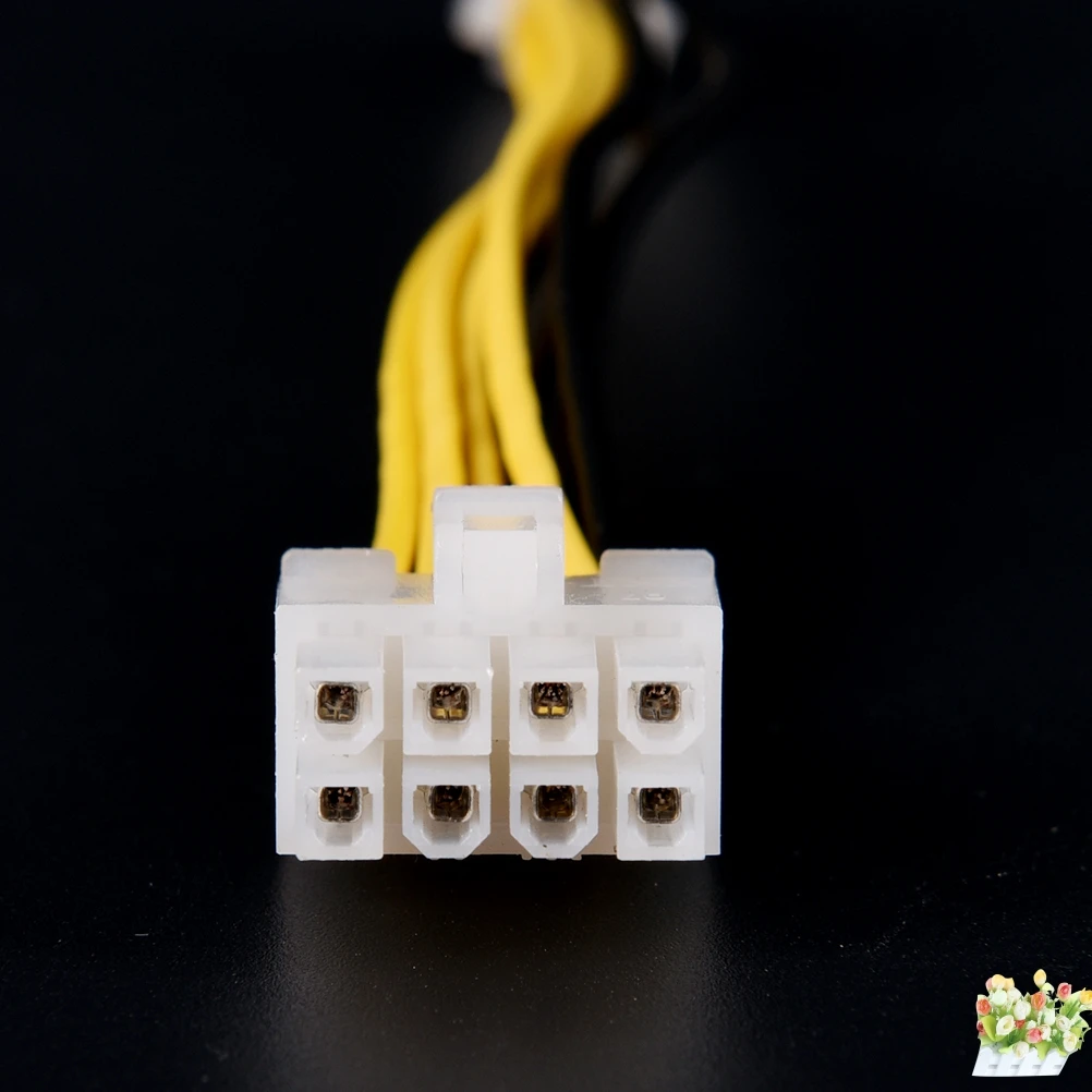 1 шт. 12 В ATX P4 в EPS 8pin 4 контактный штекер на 8 гнездовой кабель для преобразователя