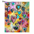 Алмазная 5D картина сделай сам, геометрический декор в виде сердца для спальни, полноразмерная мозаика, вышивка, праздничные подарки ASF595