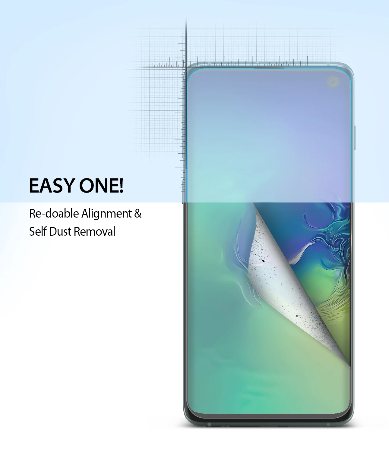 Rearth Ringke двойной легкий фильм Гибкая ТПУ Мягкий Экран протектор для samsung Galaxy S10/S10