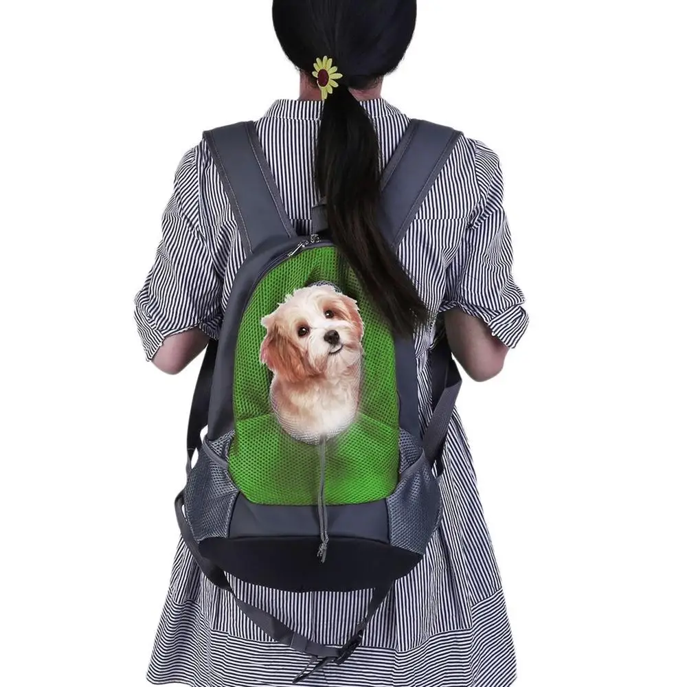 Собак Pet Carrier Рюкзак животных сетки сумка Портативный дорожная голову Тип | Дом и