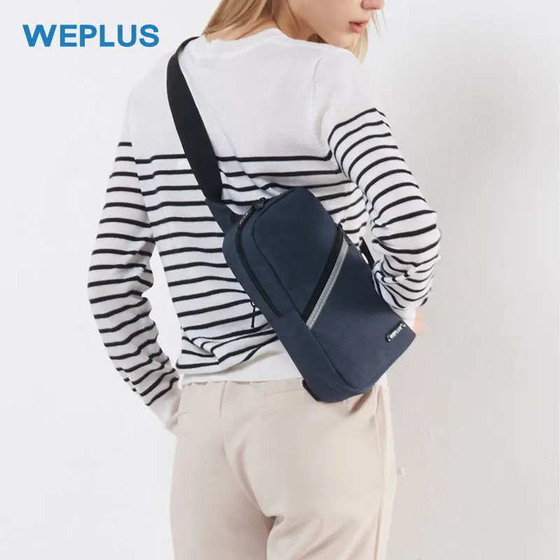 Сумки через плечо WEPLUS для мужчин и женщин Мужская водонепроницаемая нагрудная
