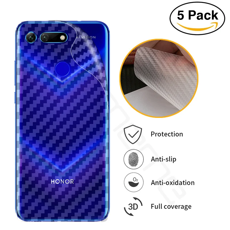 Ультратонкий Тонкий прозрачный стикер из углеродного волокна для Huawei Honor 20Pro 20lite