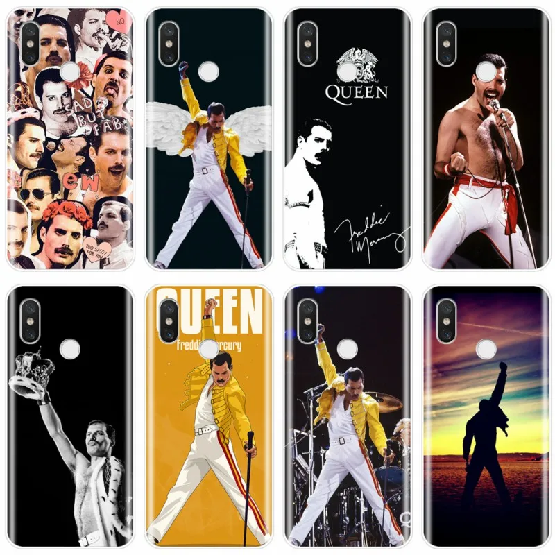 Чехол Freddie Mercury Queen band мягкий силиконовый чехол из ТПУ для телефона xiaomi 4 4S 5 5C 5S PLUS 6