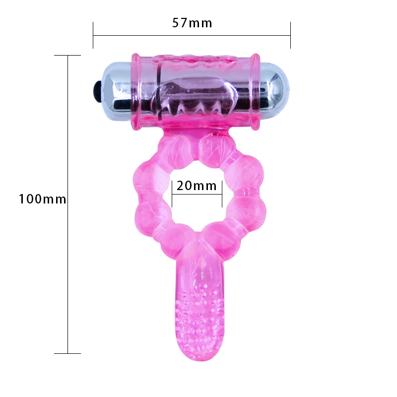 Гибкие Силиконовые вибрирующее кольцо для полового члена Стимулятор клитора