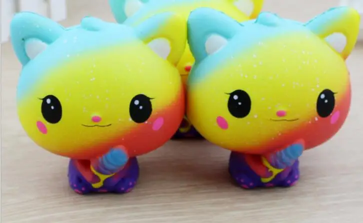 PU slow rebound toy soft squishy simulation animal ice cream cat decompression foam squeezing | Игрушки и хобби