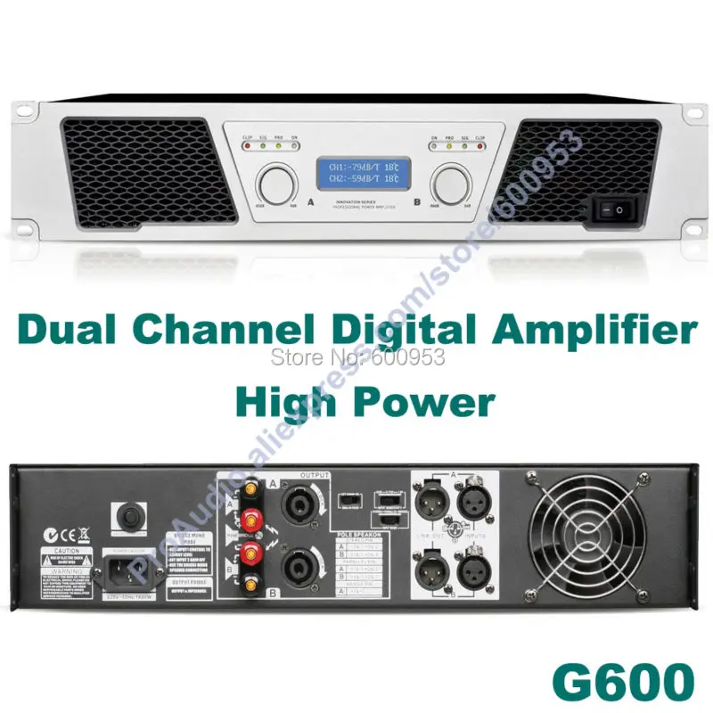 Первоклассный двухканальный цифровой усилитель 3000 Вт микрофон сценический